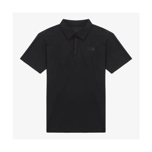 노스페이스 NT7PR01A 남성 아이스그린 반팔 폴로_BLACK 256968