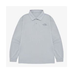노스페이스 NT7QR00D 남성 CMX 프라임 긴팔 폴로티_COOL GRAY 256991