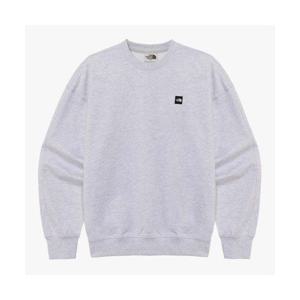 노스페이스 NM5MR01K 화이트라벨 에센셜 스웻셔츠_MELANGE GREY 256208