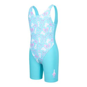 [레노마수영복]여아 러블리 토끼 U백 3부 반신 수영복GF2F861