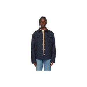 25 FW 폴로 랄프로렌 남성 네이비 더 비튼 퀼팅 셔킷 재킷 252213M180005