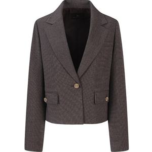 [씨]핀체크테일러드크롭재킷SJJAX1111