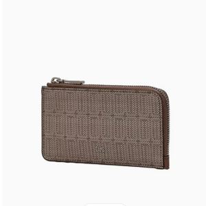 [닥스핸드백] 브라운 패턴 가죽 카드지갑DBHO6E758W3