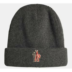 (명품) 몽클레어 그레 로고 패치 울 비니 3B0000