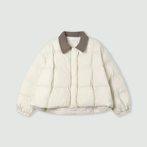 [코인코즈][정가119,000원]카라 배색 패딩 점퍼_CD5WM466