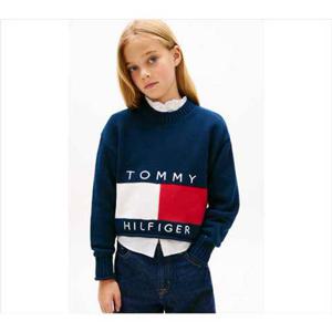 [타미힐피거칠드런] 헤리티지 플래그 인타샤 스웨터 T42G0WWO450GT1 (2컬러)