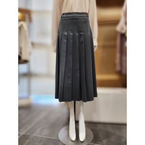 [플라스틱아일랜드]MARIO플라스틱아일랜드 플리츠플레어스커트 PQ7WS163