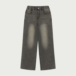 행텐틴즈 여아 풀밴딩 와이드 데님팬츠_165(14560-155-202-10)