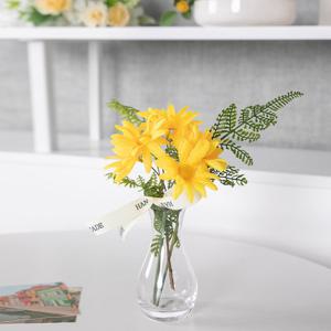 구절초 조화 화병 베이비 들꽃 set 27cm (DIY) 인테리어 테이블 장식 소품 꾸미기