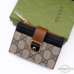 [GUCCI] 구찌 패들락 자물쇠 카드 케이스 지갑 658228KLQIG8575