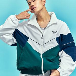 [리복]헤리티지 윈드 브레이커 v26 - 화이트그린 REJU6EJ12OW