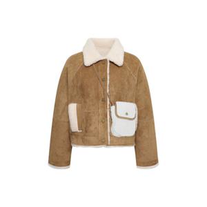 [제이제이 지고트]미니백 스웨이드 무스탕 자켓 GRCN0JK301