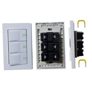 일신 표준 와이드 조명 스위치 3구