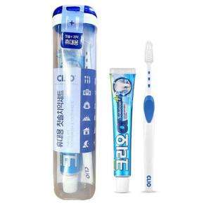 크리오 휴대용 칫솔 치약 세트 양치 케이스 여행용 선물용