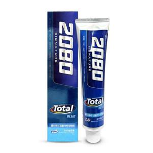 2080 시그니처 토탈 블루 오리지날 민트 치약 125g