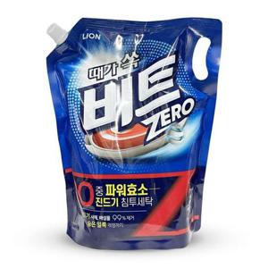 LION 때가 쏙 비트 진드기 침투 세탁 세제 일반용 리필 2L