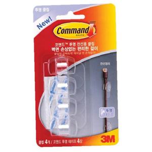 3M)코맨드 탈부착식벽걸이(17017/중/전선용)