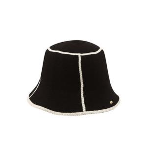 헤지스모자 VQA HILG4F701BK 블랙 라인배색 면혼방 벙거지모자