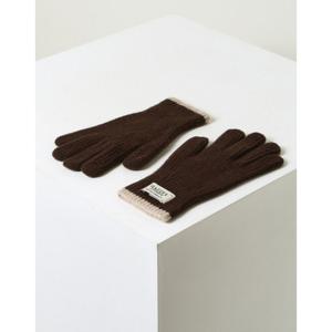 헤지스장갑 VQA HJGV4F705W3 브라운 라인배색 울캐시미어혼방 장갑