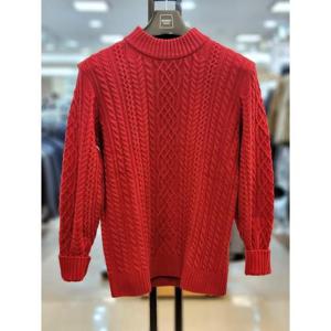 바쏘옴므 세이브존03 바쏘옴므 24FW 가을겨울 울혼방 반목폴라 니트 WSAGY3WN09AA