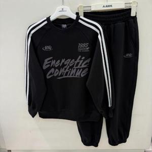 에어워크주니어_Ready4 next CB01 쿠션지 두줄 맨투맨 조거 팬츠 세트 R257B5211A