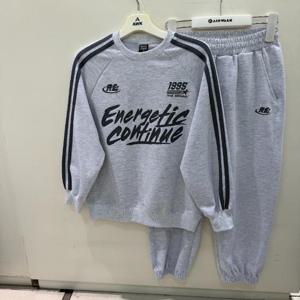 에어워크주니어_Ready4 next CB01 쿠션지 두줄 맨투맨 조거팬츠세트 R257B5211AM