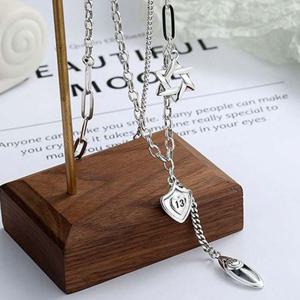 925 순은목걸이 팝핑스마일스타N329 스마일목걸이