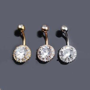 코넛 3종 배꼽 피어싱 골드 로즈골드 실버