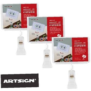 아크릴안내판 A7포켓집게 대형 3개