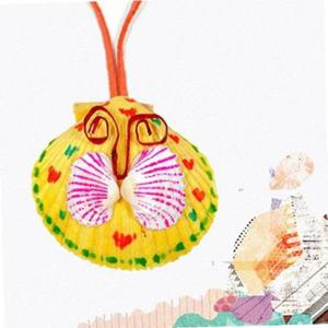 가리비 만들기-나비 목걸이 조개