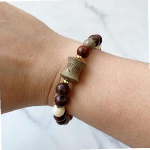 편한 옴마니반메훔 예쁜 염주 다색 가벼운 팔찌 착용