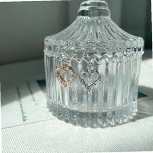 라블렛바 변경가능 큐빅 하트 바벨바 드롭 피어싱