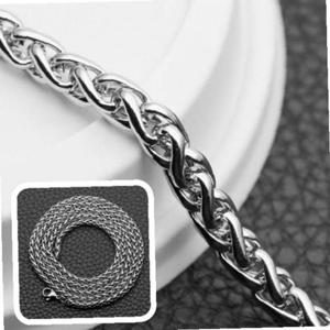 용 실버 드래곤 뱀줄목걸이 써지컬스틸 6mm