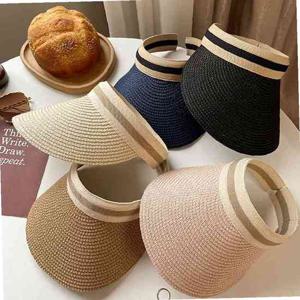 소피아 왕골 썬캡 자외선차단 밀짚 라탄 모자