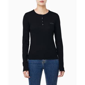 [캘빈클라인 진]여성 모노그램 롱슬리브 헨리넥 티셔츠 47E201G
