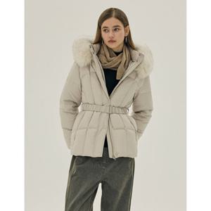 [나이스클랍] N254PWDA23 벨티드 후드 다운