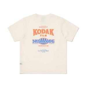 [코닥]코닥 여성 스노우 워싱 그래픽 반팔 티셔츠 K6222LRS11IVR