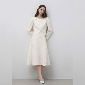 잇미샤 자카드 플레어 스커트 ITQ2WSK730