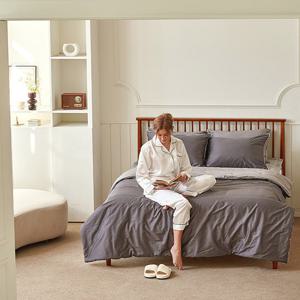 [SS+SS 세탁망] 라뽐므 순면60수 호주산 양모100% 무봉제이불 슈퍼싱글2장+세탁망