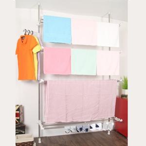 [아도라하우스]아도라하우스 기둥접이식 폭조절 빨래건조대 4단