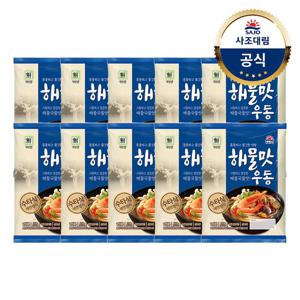 [사조대림] 대림선 해물맛우동 212g x10개