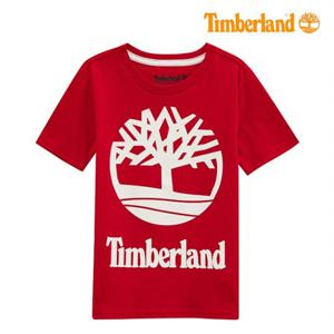 [팀버랜드키즈] 코튼 로고 빅 프린트 라운드 티셔츠(TLSDA16F_63