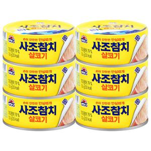 사조 살코기참치 100g x6캔