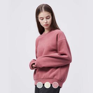 [지오다노/본사] 321930 여 기모 크루넥 테리 맨투맨 (솔리드)