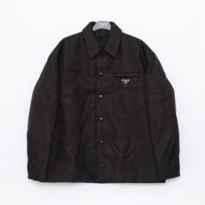 프라다 삼각로고 리나일론 패딩 셔츠 자켓 SC615 11FC F0002