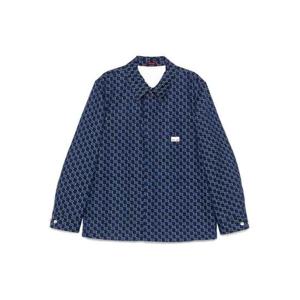 구찌 GG 쉐도우 코튼 셔츠 813998ZAR264069 Blue