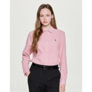 헤지스 여성 25FW 시즌오프아이코닉 코듀로이 레귤러핏 셔츠 핑크 HSSH5D903P2