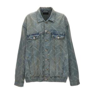 발렌시아가 데님 자켓 773616TPW534868 LIGHT BLUE DOM