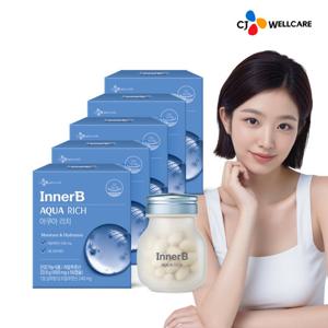 [CJ공식] 이너비 아쿠아리치 히알루론산 맥스 5박스/5개월분