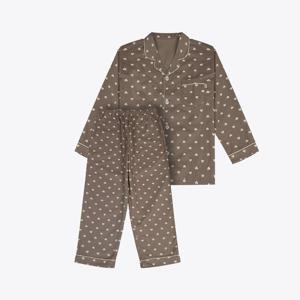 [예스]하트 나염 러블리 브라운 남성 파자마 YSMNZ852